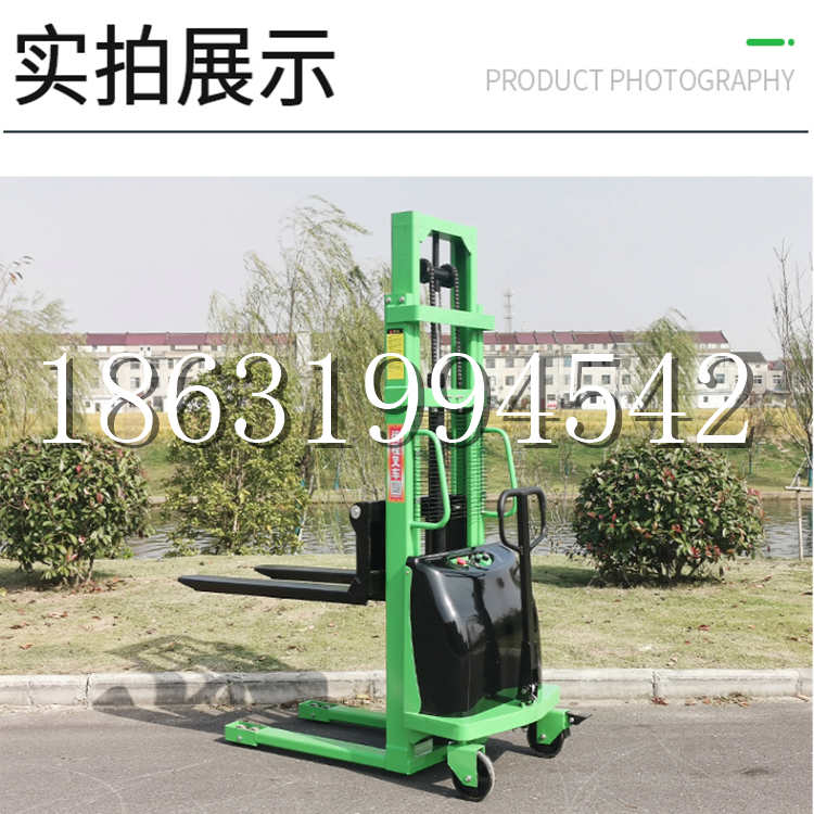 资阳市电动叉车堆高车液压铲车电瓶1吨2吨站驾步行式小型全自动叉车
